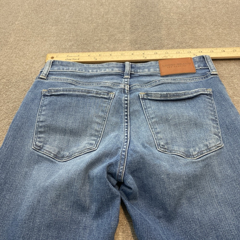 Lucky Brand Blue Faded Straight-Leg Jeans - Picture 7 of 13